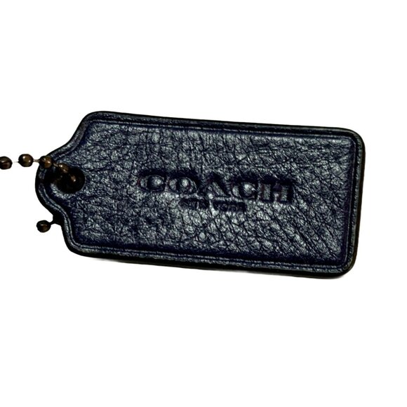 COACH Cadet Blue Leather Melody Shoulder Bag 29 With Quilting & Chain Link Strap - Picture 9 of 14